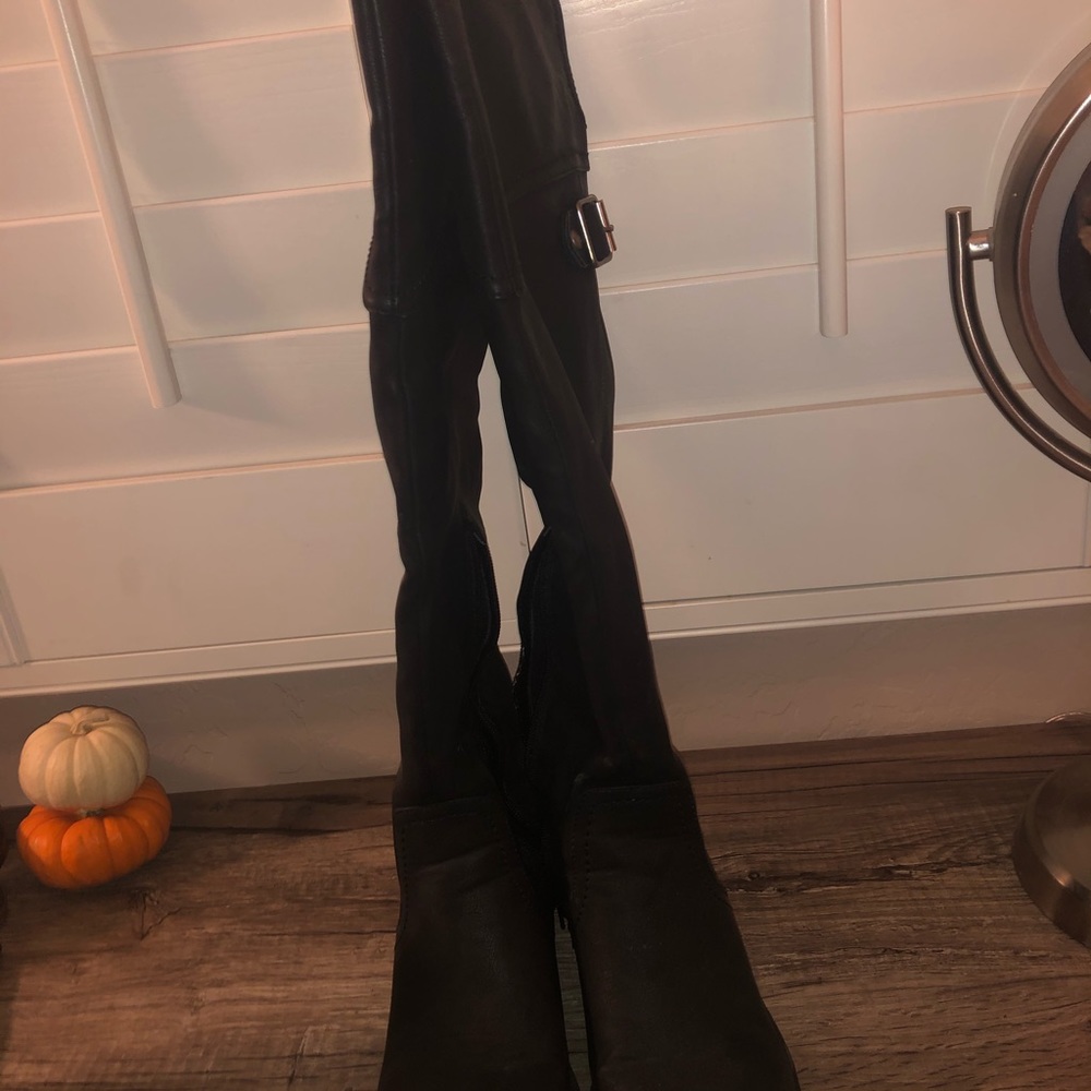 Tall Black Boot - image 2